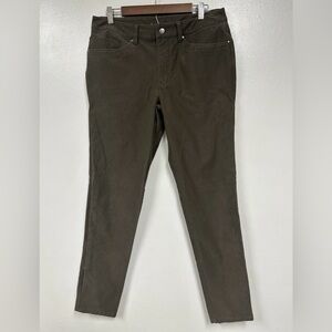 Lululemon Pants Men’s 33 Green ABC Slim Fit Utilitech Cotton Blend Casual